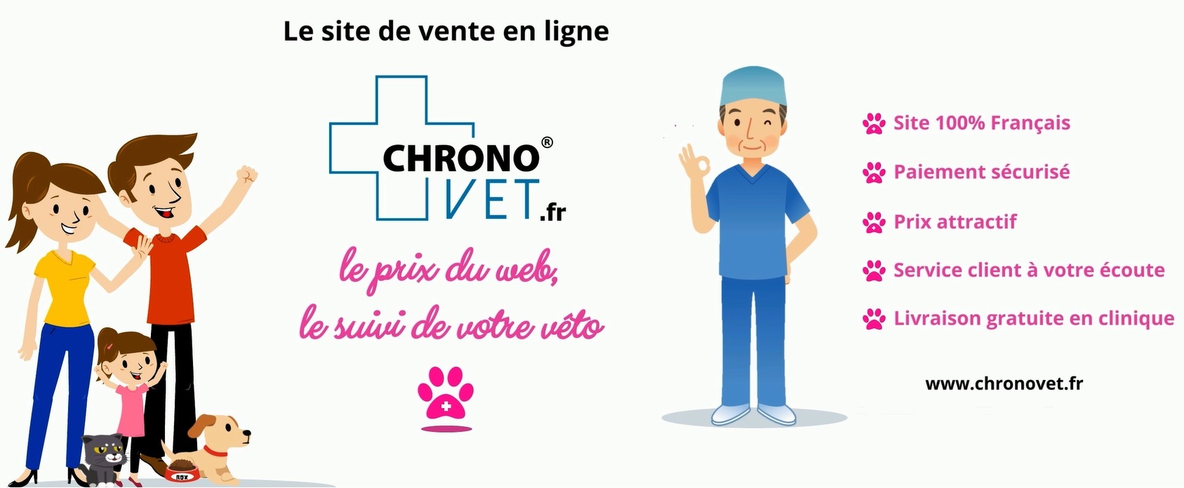 Boutique en ligne clinique vétérinaire Leguevin